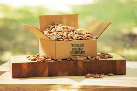 <p>Your house sitter will go nuts for <a href="http://tuckerpecan.com/product-detail/category/classic-tins-natural" target="_blank">Tucker Pecans</a> ($42 for 2 pounds). For an extra-special touch, enclose a recipe for gooey pecan pie. </p>