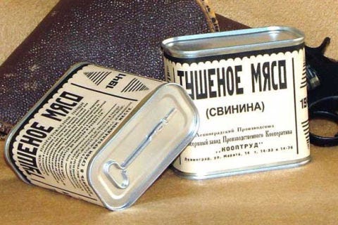 <p>While it's common knowledge that Spam was popular with American GI's, a whopping 100 million pounds of the stuff was consumed by Russian forces during the war. "Without Spam, we wouldn't have been able to feed our army," Russian Premier Nikita Krushchev later said. 
</p>