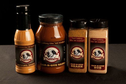 <p>Since it'd be tricky to transport a slab of BBQ-sauce slathered ribs, do the next best thing and bring back a taste of Dreamland Bar-B-Que — a much-loved Alabama BBQ chain —with <a href="http://www.dreamlandbbq.com/Catalog/CategoryInfo.aspx?CID=7" target="_blank">Dreamland BBQ Sauce</a> (from $3).</p>