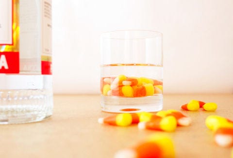 Candy Corn-Infused Vodka