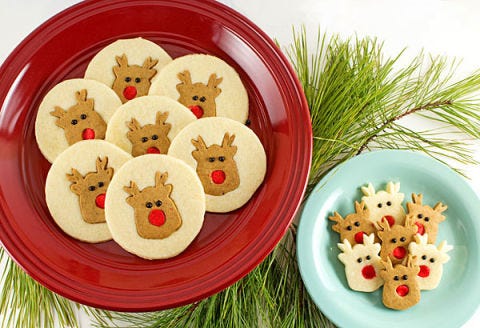 <p><br /><strong>Get the recipe from <a href="http://thebearfootbaker.com/2013/12/simple-reindeer-cookies/" target="_blank">The Bear Foot Baker</a>.</strong></p>