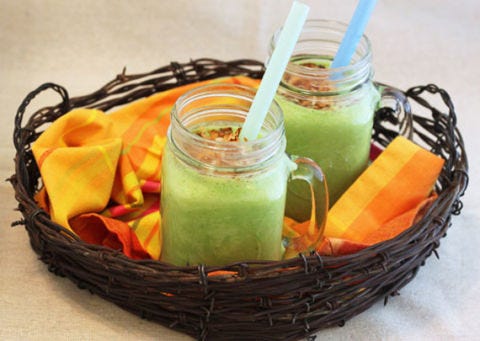 <p>Christina from <a href="http://www.dessertfortwo.com" target="_blank">Dessert for Two</a> dubs this smoothie "delicious, rich, and indulgent." She explains: "By delicious, I mean rum.  By rich, I mean rum.  And by indulgent, I mean rum. All before noon."</p>

<p>The mimosa just got some competition.</p>

<p><b>Get the recipe from <a href="http://www.dessertfortwo.com/2012/01/pina-colada-smoothie/" target="_blank">Dessert for Two</a></b>.</p>