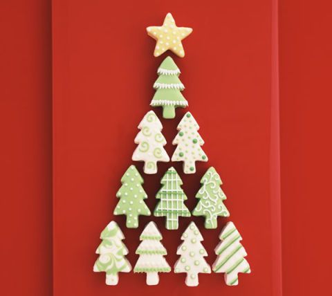 Holiday Cookies - Make Cookies Look Like Christmas Trees