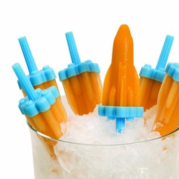 <p>Love rocket pops but hate the artificial coloring and flavors? Make a homemade version in this whimsical mold ($13) instead. We're particularly fond of this watermelon, lemonade, and blueberry iteration. <a href="http://www.amazon.com/gp/product/B000G34F1Q/ref=as_li_ss_tl?ie=UTF8&camp=1789&creative=390957&creativeASIN=B000G34F1Q&linkCode=as2&tag=wwwshopstylec-20&ascsubtag=970028302&tag=wwwshopstylec-20" target="_blank"><i>amazon.com</i></a></p>