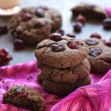 <p>For a light morning meal, pair these with a large cup of coffee. The chewy cranberries nestled inside make them that much better.</p> <p><strong>Get the recipe at <a href="http://www.familyfreshcooking.com/2012/12/12/chocolate-cranberry-breakfast-cookies-recipe/">Family Fresh Cooking</a>.</strong></p>