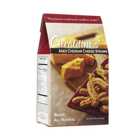 <p>If you're bringing back a souvenir for someone with a solid sense of humor, consider <a href="http://www.bodaciousfoods.com/pages/shop4pack.html" target="_blank">Geraldine's Bodacious Food Company's Cheese Straws</a> ($20 for four boxes) — they promise to taste as delicious as they proclaim.</p>