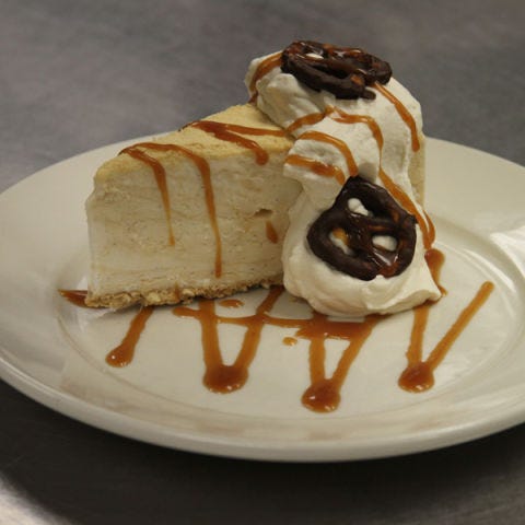 <p><strong>Salty Malty ice cream pie, $7</strong><br /><span>Originally developed by executive chef Tenney Flynn as a New Year's Eve dessert, the Salty Malty delivers a crunchy brown butter pretzel crust filled with salted vanilla ice cream, malt powder and whipped cream. A burned caramel drizzle and dark chocolate–covered pretzels complete the decadent pie. "We tried to hit all the cheap thrill receptors with this one," Flynn says. "Kudos to chef de cuisine Mike Nelson for his work on this incredibly popular dessert." </span><em><a title="GW Fins" href="http://www.gwfins.com/" target="_blank">gwfins.com</a></em></p>