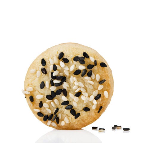 <p><strong>Sesame sea salt cocktail cookies, $10 a stack</strong><br /><span>Pastry maven and blogger Dorie Greenspan uses local butter and hand-harvested French sea salt for the first flavor in her Cocktail Collection cookies. "I wanted a little crunch and a lot of shortbread tenderness," Greenspan says. "I love that this cookie is both elegant and munchable—a great combo." A hint of sweetness and strong salt punch create a lingering flavor that's amplified by nutty black and white sesame seeds. Available at select New York markets or online, this savory stack proves an ideal accompaniment for white wine.</span><em><a title="Beurre & Sel" href="http://www.beurreandsel.com/" target="_blank">beurreandsel.com</a></em></p>