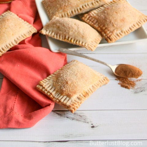a
<br /><br />
Get the recipe from <a href="http://butterlustblog.com/2013/10/17/homemade-pumpkin-spice-bourbon-pop-tarts/" target="_blank">Butterlust</a>