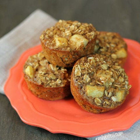 <p> </p> <p><strong>Get the recipe from <a href="http://www.emilybites.com/2013/09/apple-cinnamon-baked-oatmeal-singles.html" target="_blank">Emily Bites</a>.</strong></p>