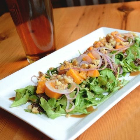 <p>This Midwestern microbrewery housed in three combined Victorian-era buildings is committed to running a socially conscious and environmentally responsible business. This includes sourcing ingredients for their brewpub menu from local farmers and even growing some themselves in community gardens, such as vegan roasted butternut squash salad. Each dish on the menu can be paired with a Great Lakes beer to bring out the best flavors in each.   </p> <br />
<p><i><a href="http://www.greatlakesbrewing.com" target="_new">greatlakesbrewing.com</a></i></p>

