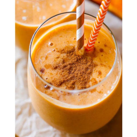 <p>Why wait for Thanksgiving to enjoy pumpkin pie? Now you can have a "slice" every morning — with a boost of protein, too!</p>

<p><b>Get the recipe from <a href="http://sallysbakingaddiction.com/2014/10/06/pumpkin-pie-protein-smoothie/" target="_blank">Sally's Baking Addiction</a></b>.</p>