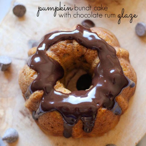 <p>This extra creamy take on lasagna is sure to please the whole family.</p> <p><strong>Get the recipe from <a href="http://damndelicious.net/2013/09/18/pumpkin-bundt-cake-chocolate-rum-glaze/" target="_blank">Damn Delicious</a>.</strong></p>