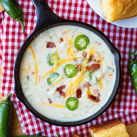 <p> </p> <p><strong>Get the recipe from <a href="http://lifemadesimplebakes.com/2014/10/jalapeno-popper-soup/" target="_blank">Life Made Simple</a>.</strong></p>