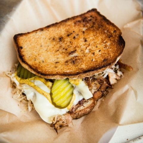 <p>This sandwich is a marriage made in heaven!</p> <p><strong>Recipe:</strong> <a href="cuban-reuben-recipe-wdy0415" target="_blank"><strong>Cuban Reuben</strong></a></p>