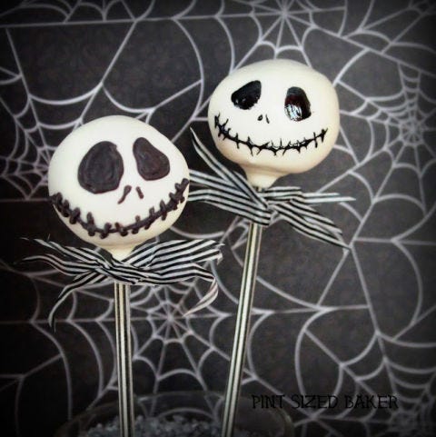 Jack Skellington Cake Pops