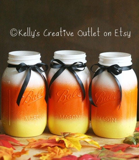 <div class="imageContent">
<p>If <a href="http://www.countryliving.com/crafts/spooky-halloween-diy-projects" target="_blank">scary Halloween decor</a> isn't your thing, opt for a more kid-friendly approach with this candy corn-colored trio of Mason jars.</p>
<p><em>($9 each, <a href="https://www.etsy.com/listing/201673864/halloween-decor-halloween-candy-corn?ref=br_feed_26&br_feed_tlp=halloween" target="_blank">kellyscreative<br />outlet.etsy.com</a>)</em></p>
<p><strong>RELATED:</strong> <a href="http://www.countryliving.com/crafts/projects/last-minute-halloween-decorations#slide-1" target="_blank">6 Last-Minute Halloween Decorations</a></p>
</div>