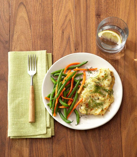 <p>Dijon mustard deepens the delicate taste of flounder without being overpowering. Potatoes, broiled with the fish, come out already seasoned.</p>
<p><strong>Recipe: <a href="http://gogonow.org/recipefinder/savory-flounder-recipe-ghk1112%22 target="_blank">Savory Flounder</a></strong></p>