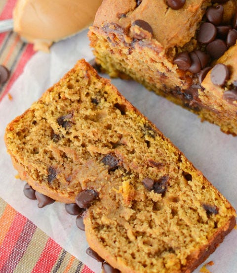 <p>Peanut butter, how we love thee. Especially when you're paired with pumpkin and chocolate.</p>
<p><strong>Get the recipe at <a href="http://www.crazyforcrust.com/2013/09/peanut-butter-pumpkin-bread/" target="_blank">Crazy for Crust</a>.</strong></p>