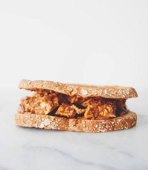 <p>The classic chicken salad sandwich gets an updated twist with Mexican mole sauce.</p> <p><strong>Recipe: </strong><a href="http://www.thekitchykitchen.com/?recipes=/chicken-mole-sandwich/" target="_blank">Chicken Mole Sandwich</a><strong> </strong></p>