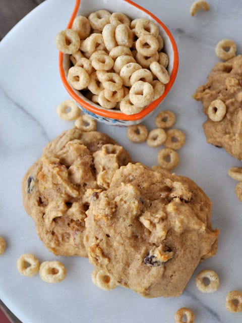 <p>If there's a way to eat cereal in cookie form, you can count us in. When you don't have time to sit down for a bowl of cereal—so, always—this is the perfect grab-and-go option.</p> <p><strong>Get the recipe at <a href="http://www.theseasonedmom.com/healthy-honey-nut-cheerios-breakfast-cookies-big-g-cereal-heroes/">The Seasoned Mom</a>.</strong></p>