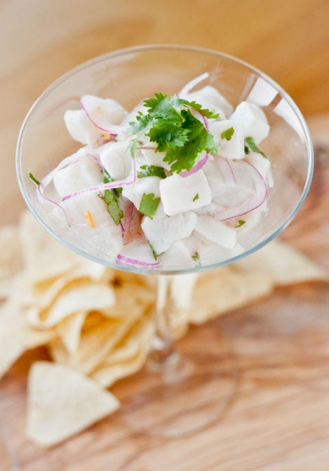 <p>Light tilapia is the perfect vehicle for the deviously delicious burn of habanero pepper. Don't underestimate those tiny flakes! A slight touch is key to keeping you coming back for more.</p>
<p><strong>Get the recipe from <a href="http://www.bloggingoverthyme.com/2013/08/27/ceviche-de-pescado/" target="_blank">Blogging Over Thyme</a>.</strong></p>