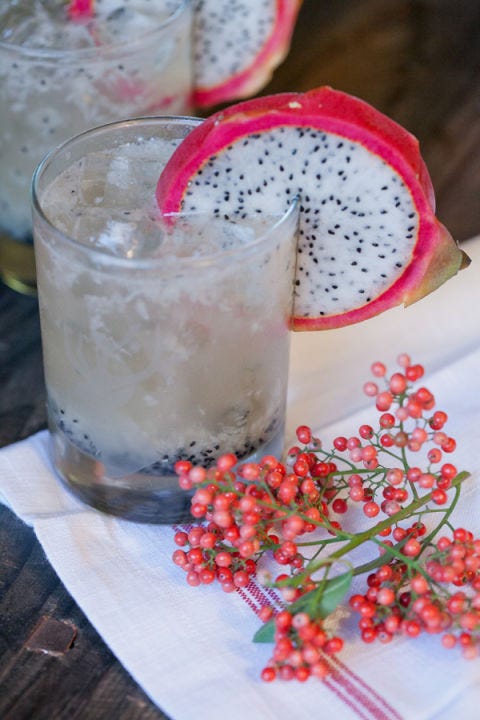 <p></p>
<p><strong>Get the recipe from <a href="http://sugarandcharm.com/2012/12/dragon-fruit-holiday-cocktail.html/" target="_blank">Sugar and Charm</a>.</strong></p>