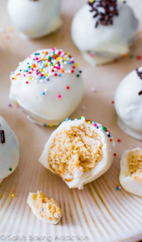 <p>Quick, painless, and undeniably delicious, these little truffles will be the very first snack to go even among a dessert spread.</p>
<p><strong>Get the recipe from <a href="http://sallysbakingaddiction.com/2012/06/08/no-bake-golden-oreo-truffles/" target="_blank">Sally's Baking Addiction</a>.</strong></p>