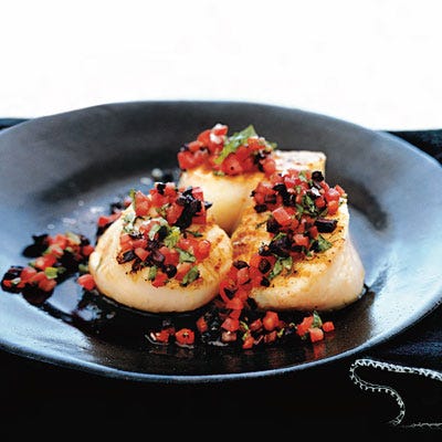 Grilled Sea Scallops