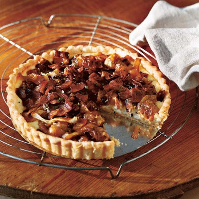Caramelized Onion and Bacon Tart