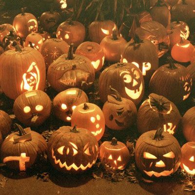 The impressive display of Jack o' Lanterns at the Pumpkin Festival in Keene, New Hampshire, draw crowds every year.