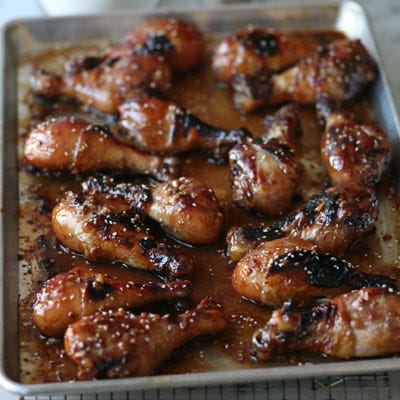 Curtis Stone - Sticky Chicken Drumsticks Recipe - Comfort Food