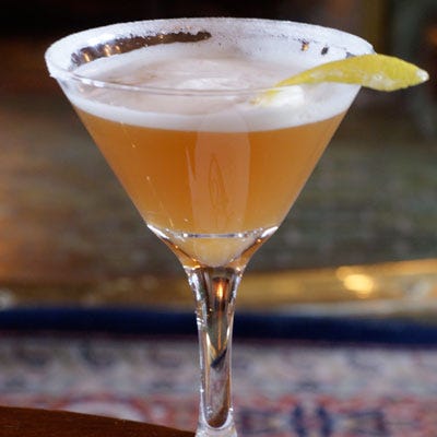 Empress 1908 Cocktail <p>This cocktail is a must-have drink served at a restaurant in The Fairmont Empress in Victoria, British Columbia. It features the hotel's Empress Blend Tea-infused vodka.</p><br /><p><b>Recipe:</b> <a href="/recipefinder/empress-1908-cocktail-recipe-del0511" target="_blank"><b>Empress 1908 Cocktail</b></a></p>
