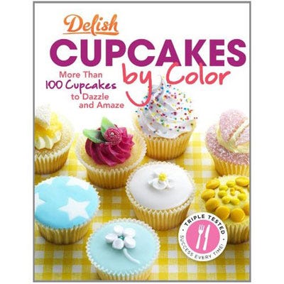<i>Delish Cupcakes by Color</i> <p>Cooking isn't the only way to impress your family and friends. <i>Delish Cupcakes by Color</i> will show you how to expertly decorate cupcakes in more than 100 styles.</p><br />
<a href="http://www.amazon.com/gp/product/1588169340/ref=as_li_ss_tl?ie=UTF8&tag=ghk_manual_600x200-20&linkCode=as2&camp=1789&creative=390957&creativeASIN=1588169340" target="_blank"><b>Buy the Book Now!</b></a>
