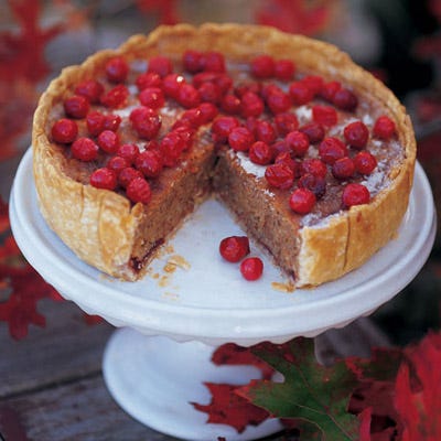 Cranberry, Almond, and Cinnamon Tart