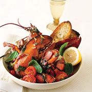 <p>Lobster bathed in wine is insanely tasty.</p><p><b>Recipe:</b> <a href="/recipefinder/lobster-acqua-pazza-seafood-recipes"><b>Maine Lobster Acqua Pazza</b></a></p>