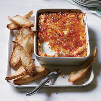 pepper glazed goat cheese gratin