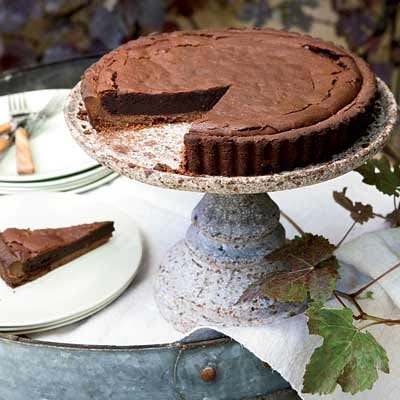 Chocolate-Bourbon Tart