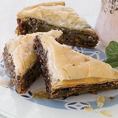 Chocolate-Hazelnut Baklava