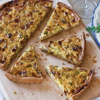 <p>A favorite of famed chef Julia Child, this savory quiche is a perfect make-ahead meal. You can do all the prepping and cooking the night before and just reheat the quiche in the morning for a gourmet, filling breakfast in no time.</p><p><b>Recipe:</b> <a href="http://www.delish.com/recipefinder/bacon-leek-quiche-recipe" target="_blank"><b>Bacon-and-Leek Quiche</b></a></p>