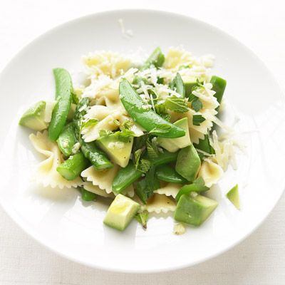 <p>This spring pasta recipe comes from Martha Stewart Living reader Allison Stockman in London.</p><p><b>Recipe:</b> <a href="/recipefinder/asparagus-snap-pea-avocado-pasta-recipe-mslo0511"><b>Asparagus, Snap Pea, and Avocado Pasta</b></a></p>