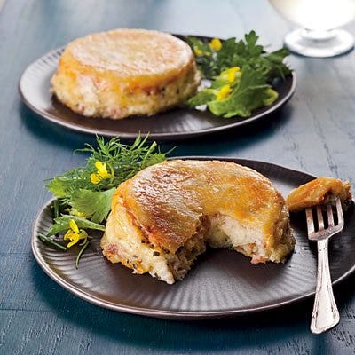 White Lasagna Cupcakes