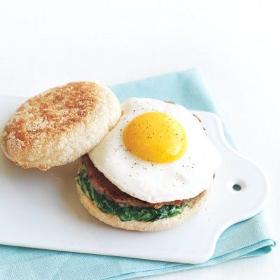 Egg Florentine Breakfast Sandwich