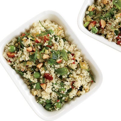 Couscous Salad with Zucchini and Roasted Almonds