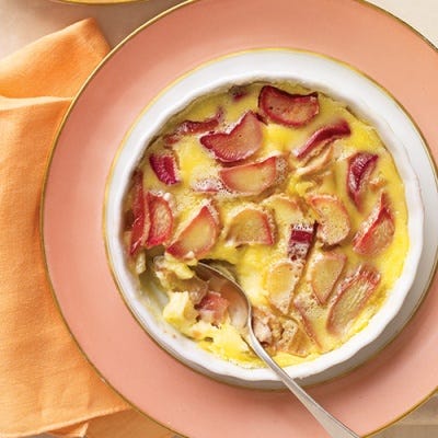 Rhubarb Custards