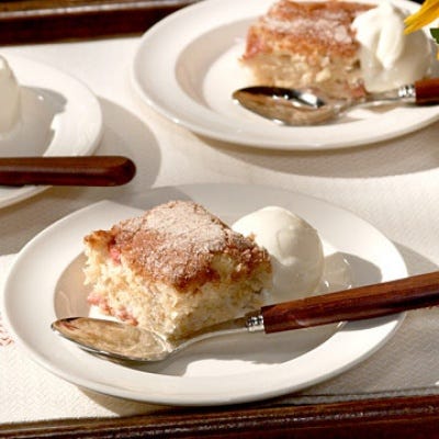 Marijane's Rhubarb Cake