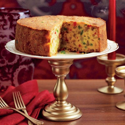 Golden GlacÃ© Fruit Cake