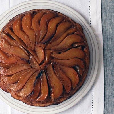The classic upside-down cake gets a holiday spin with ginger and pear. It's a perfect dessert for Christmas dinner or any other time during the cold winter months.
 Recipe: Ginger and Pear Upside-Down Cake