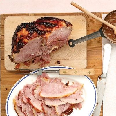 Glazed Ham with Apricot-Mustard Sauce image