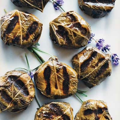 Goat-Cheese-Stuffed Grape Leaves